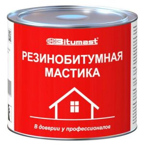 Мастика BITUMAST резинобитумная 2л
