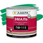 Эмаль Лакра ПФ-115 ярко-зеленая 2,8 кг