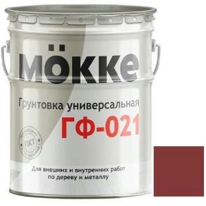Грунтовка Mokke 01025 ГФ-021 красно-коричневая 20 кг