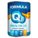 Эмаль Q8 Formula ПФ-115 0,9кг серая