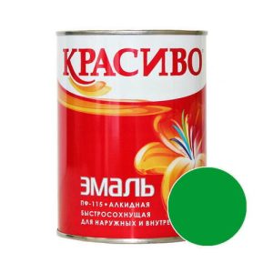 Эмаль КРАСИВО ПФ-115 Зеленый 1,8 кг