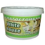 Краска ВД White house 7 кг влагостойкая для кухонь и ванных 14209