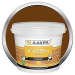 Шпатлевка акриловая по дереву Лакра Орех 1,5 кг