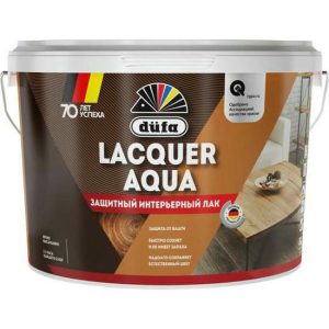Лак интерьерный Dufa Lacquer Aqua матовый 9 л