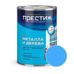 Эмаль ПРЕСТИЖ ПФ-115 Голубой 0,9 кг