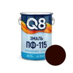 Эмаль FORMULA Q8 ПФ-115 Коричневый 20 кг