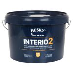 Краска акриловая HUSKY INTERIO 2 для стен и потолков 2,5л