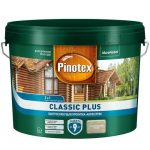 Пропитка-антисептик для древесины Pinotex Classic Plus 3 в 1 Скандинавский серый 9 л