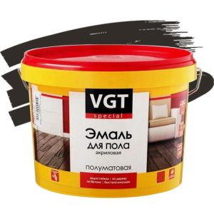 Эмаль акриловая для пола VGT Профи ВД-АК-1179 венге 2,5 кг