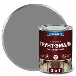 Грунт-эмаль алкидная PROREMONTT 3в1 по ржавчине 0,8 кг серая