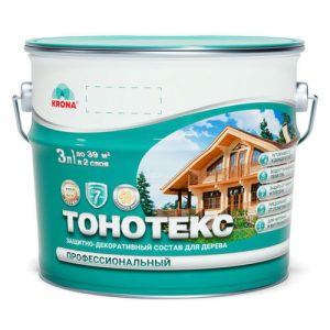 Средство деревозащитное ТОНОТЕКС 3л бесцветное