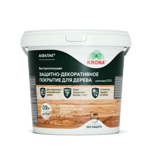 Аквалак KRONA белый 0,9л
