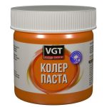 Паста колеровочная высококонцентрированная VGT оранжевая 0,1 кг