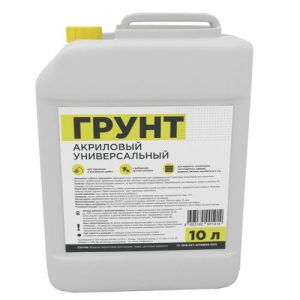 Грунтовка акриловая универсальная Грида Эко всесезонная 10 л