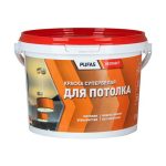 Краска для потолка Pufas Decoself морозостойкая (2,7 кг)