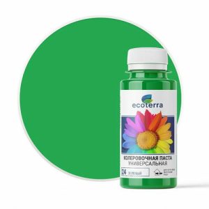 Паста колеровочная ECOTERRA зеленый N24 0,1л