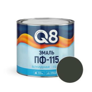 Эмаль FORMULA Q8 ПФ-115 Темно-серый 1,9 кг