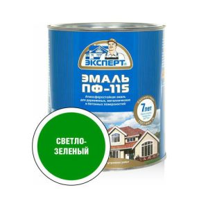 Эмаль ПФ-115М светло-зелёная глянцевая Эксперт 2.7кг