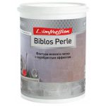 Покрытие декоративное LIMPRESSION Biblos perle с эффектом серебристого песка 1л