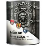Грунт-эмаль алкидно-уретановая Mokke 10213 3 в 1 белая 5 кг