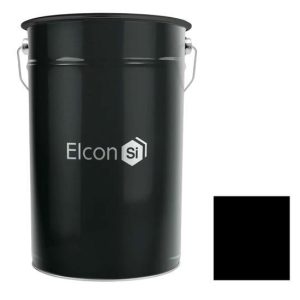 Грунт-эмаль по бетону и кирпичу Elcon BT быстросохнущая чёрная RAL 9005 25 кг