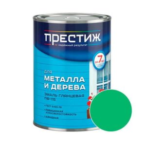 Эмаль ПРЕСТИЖ ПФ-115 Салатный 0,9 кг