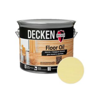 Масло DECKEN Floor Oil Wood с твердым воском для полов Сосна 2,5 л