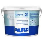 Краска для стен и потолков латексная AURA Luxpro 2" 9 л