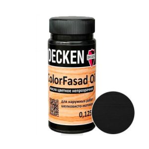 Масло DECKEN Color Fasad Oil Trend Черный 0,125 л