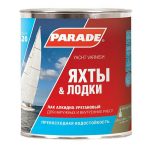 Лак яхтный алкидно-уретановый Parade L20 Яхты & лодки полуматовый 0,75 л