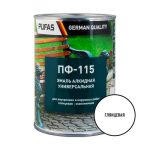 Эмаль Pufas ПФ-115 ГОСТ белая (0,9 кг)