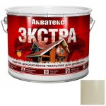 Покрытие алкидное защитно-декоративное для древесины Акватекс Экстра полуглянцевое Ваниль 9 л