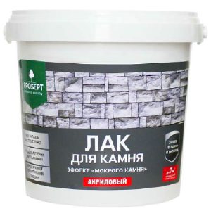 Лак для камня Prosept 053-09 с эффектом мокрый камень 0,9 л