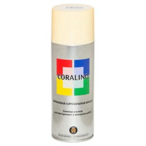 Краска аэрозольная CORALINO RAL 1015 светлая слоновая кость 520мл