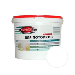 Краска ЭММИКС для потолков Белый 14 кг