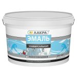Эмаль акриловая Лакра универсальная полуглянцевая 2,4 кг