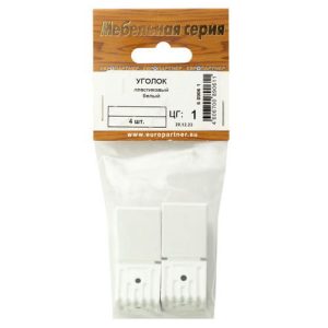Уголок монтажный 24х25мм белый 4шт
