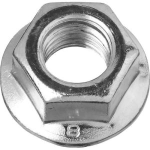 ЗУБР DIN 6923 с фланцем, M5, 5 кг, кл. пр. 8 оцинкованная гайка