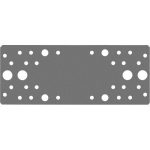 ЗУБР КП-2.0, 200 x 80 x 2 мм, цинк, крепежная пластина