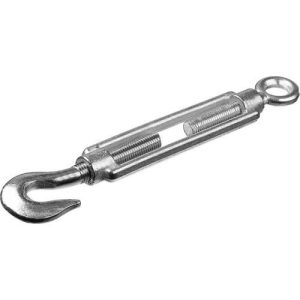STAYER М6, 15 шт., талреп DIN 1480 крюк-кольцо