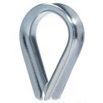 Коуш ГОСКРЕП DIN 6899, белый цинк, 4 мм (4 шт)