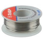 ЗУБР 100 г, 60% Sn / 40% Pb, оловянно-свинцовый припой