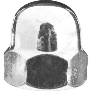 ЗУБР DIN 1587 колпачковая, M6, 5 кг, оцинкованная гайка