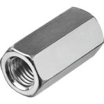ЗУБР DIN 6334 переходная, M12, 1 шт, оцинкованная гайка