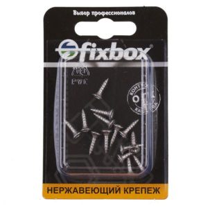 Саморез универсальный 3,0x12мм потайная головка 15шт нержавеющая сталь
