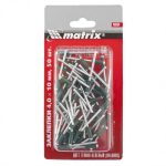 Заклепка вытяжная алюминий/сталь MATRIX 4х10мм RAL6005 темно-зеленый 50шт