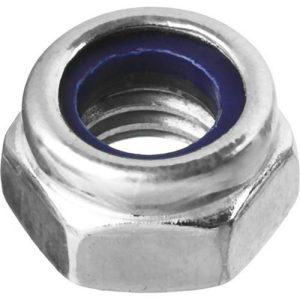 ЗУБР DIN 985 с нейлоновым кольцом, М14, 5 кг. кл. пр. 6 оцинкованная гайка