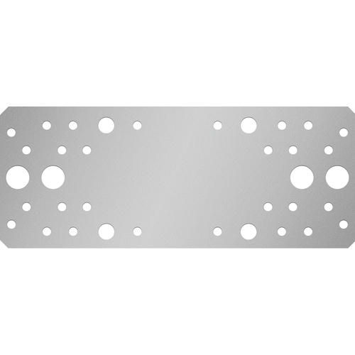 ЗУБР КП-2.5, 200 x 80 x 2.5 мм, цинк, крепежная пластина