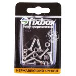 Болт DIN933 М4x16 с гайкой нерж сталь 8шт