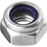 ЗУБР DIN 985 с нейлоновым кольцом, M4, 5 кг, кл. пр. 6 оцинкованная гайка